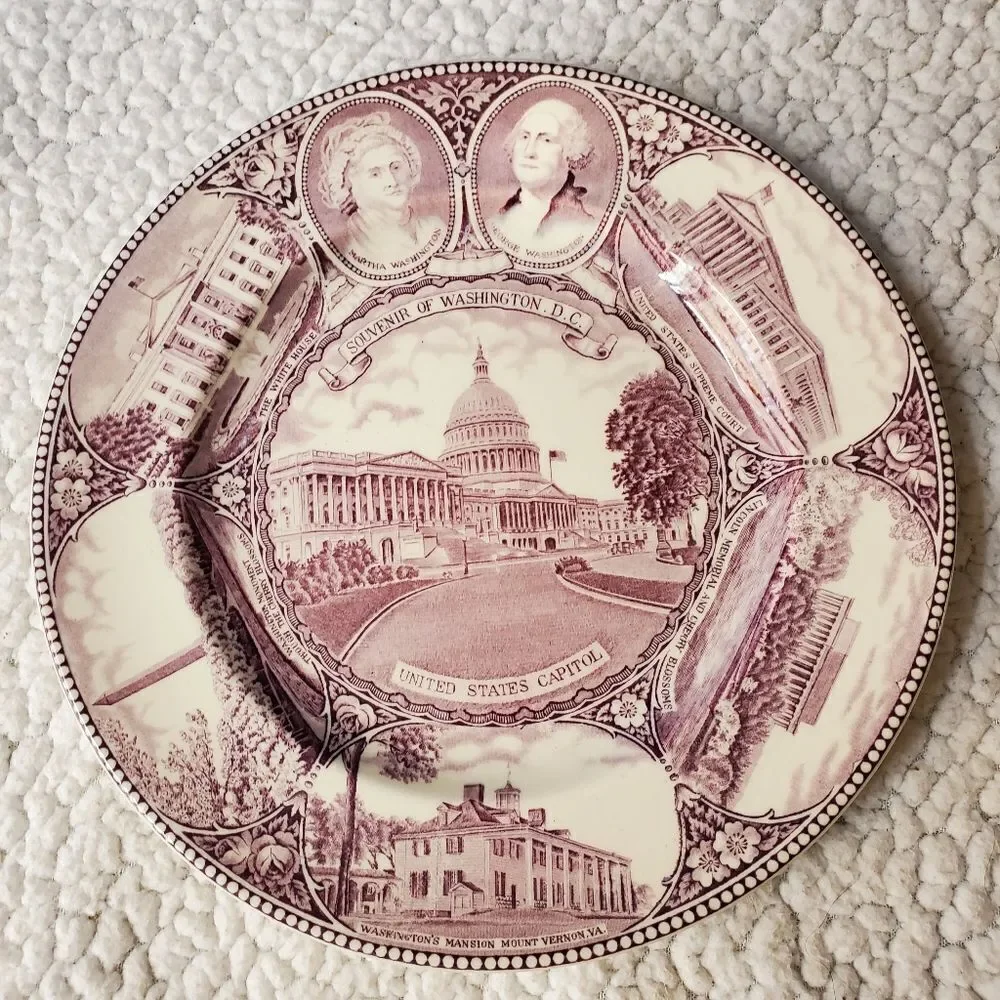 The Washington Plate US Capitol England